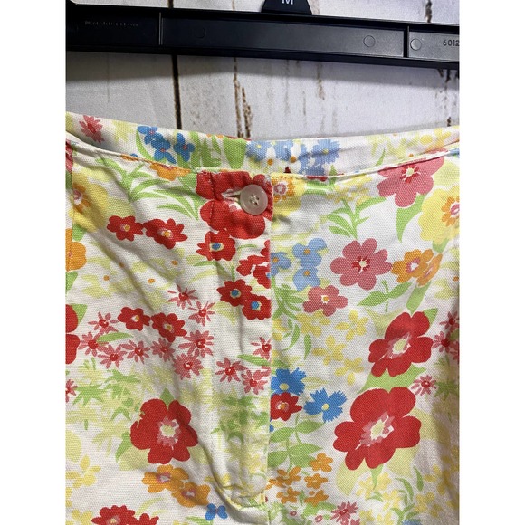 Crazy Horse Colorful Floral Crop Slacks - Picture 2 of 5